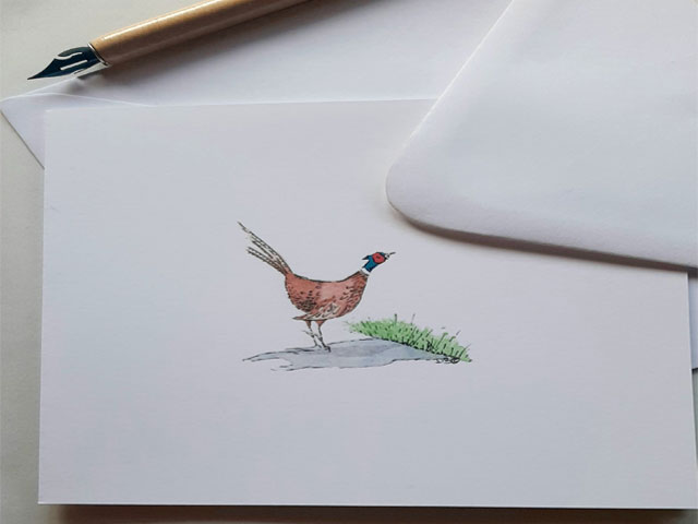 Puddle Jumping blank 14cm square card