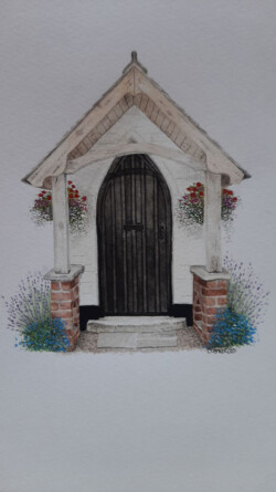 Arched door way - DB House Portraits